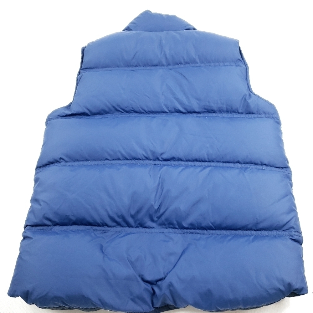 Lands end navy down feather filled vest sz M 10-12 - Picture 6 of 6